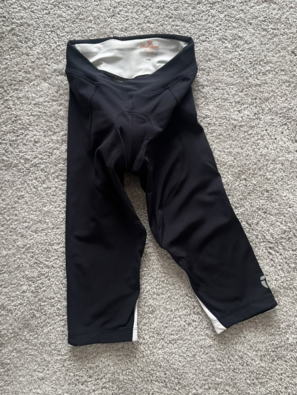 Pearl Izumi Elite Series Black Cropped Cycling Leggings, Women's Size S